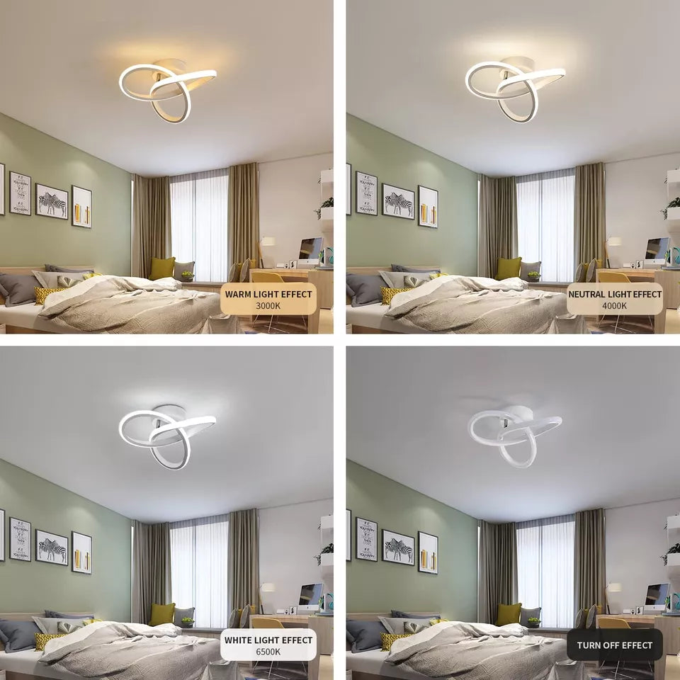 Modern LED Ceiling Lamp Chandelier - Stylish Pendant Light for Living Room or Bedroom