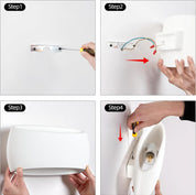 Indoor Wall Sconce Lights with White Oval Plaster Shade Fitting-Length 38CM