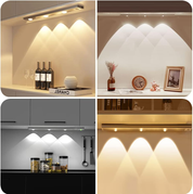 HIYAA 40cm Motion Sensor LED Light – Rechargeable Dimmable Under Cabinet Lighting