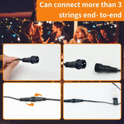 19M Outdoor Festoon Lights – G40 LED, Waterproof, Safe