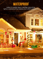 60 LED Multicolor Twinkle Fairy Lights