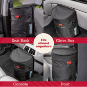 Large 9L Spill-Proof Car Trash Bin – Odor-Free Car Rubbish Can with Removable Liner & Pockets