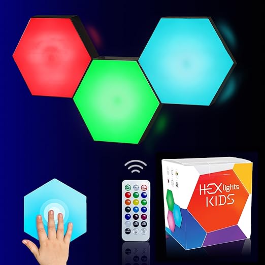 HEXlights RGB Hexagon LED Wall Panels with Remote