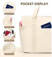 Women’s Large Work Tote Bag with 15.6” Laptop Compartment & Travel Sleeve