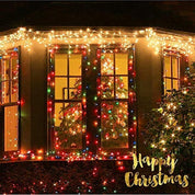 Solar Star String Lights, 23ft 50 LED, Warm White