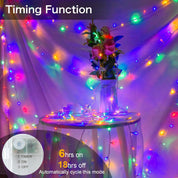 Battery Operated Waterproof Fairy Lights – 3M, 30 LED, Multi-Coloured