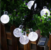100 LED Solar String Lights – Retro Hanging Fairy Ball Lights for Garden & Outdoor Decor