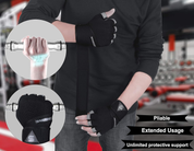 Gym Training Gloves for Men & Women – Padded Weight Lifting Gloves with Wrist Support