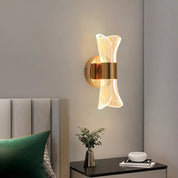 Modern 12W Dimmable LED Wall Sconce with Adjustable Color