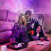 LED Galaxy Projector with Remote, Timer & Aurora Lights