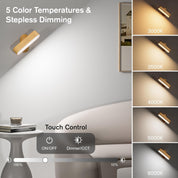 Set of 2 Wireless Wall Sconces