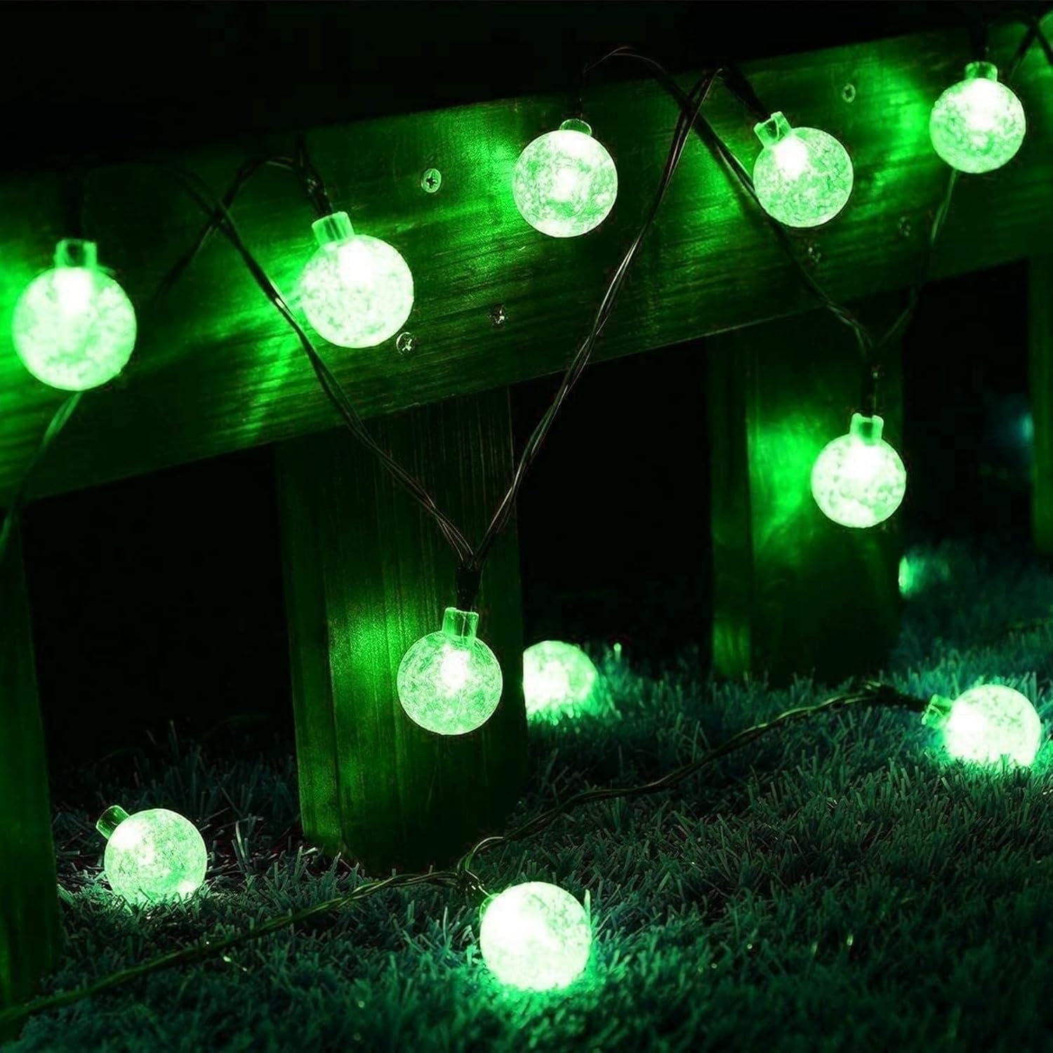 Green Solar Fairy Lights – 100LED, 12M, 8 Modes