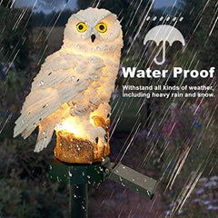 Solar Owl Garden Light Outdoor Waterproof LED Lamp