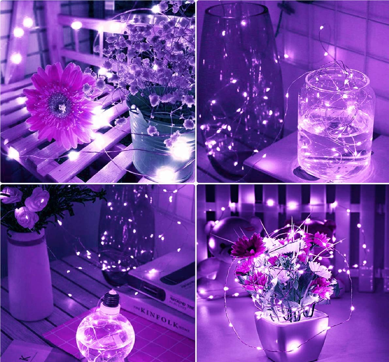 50 LEDs Fairy Lights for Bedroom