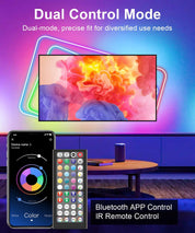 10M RGB LED Strip Lights, Music Sync, Remote & App