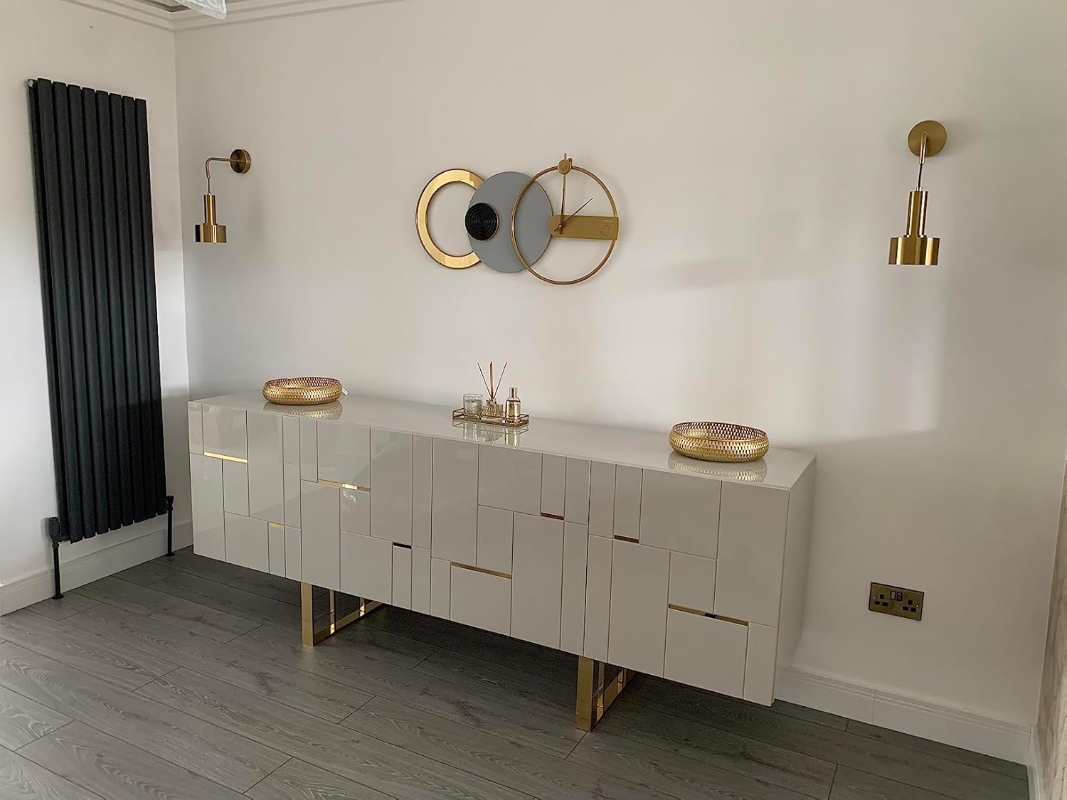 Set of 2 Wall Sconces with Remote