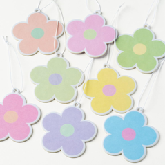 8PCS Cute Pink Car Air Fresheners – Hanging Scented Ornaments for Car & Home Décor