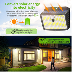 Solar Detection Security Lights 4 Pack