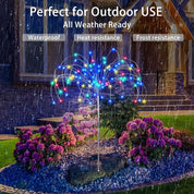3 Pack Solar Firework Lights – 120 LED Waterproof Lamps