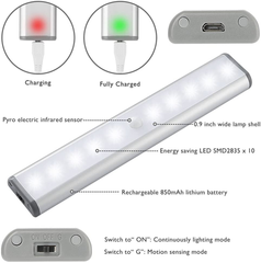 Stick-on Anywhere Portable Little Light Wireless LED Under Cabinet Lights, Motion Sensor Activated Stick On Light