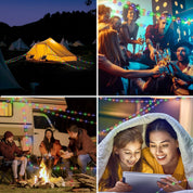 Rechargeable Camping String Lights – 20M, Portable, Multi-Mode