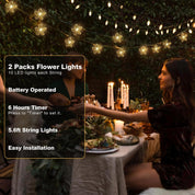 3M Cherry Blossom Fairy Lights – 20 Warm LEDs