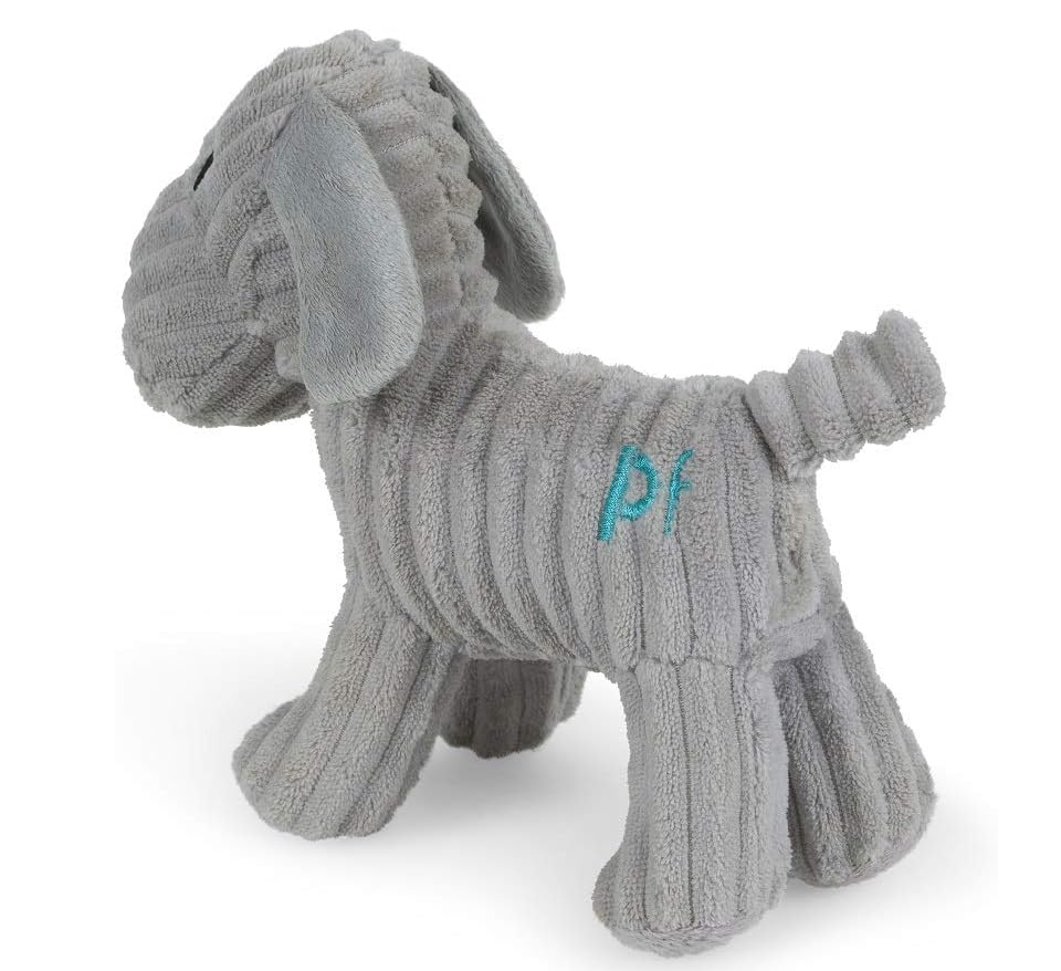 Freddi Cord Plush Puppy Dog Toy – Soft, Durable & Squeaky Cuddle Toy for Pets