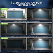 126 LED Solar Power Wall Light
