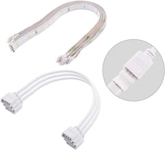 LED Under Kitchen Cupboard/Cabinet Strip Lights, Mains LED Under Cabinet Lighting (Cool White, 4 x 30cm)