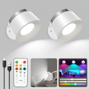 2 Pack Picture Spotlights With Remote