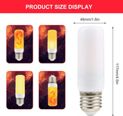 Flame Bulb 2 Pack LED E27 Flickering Effect