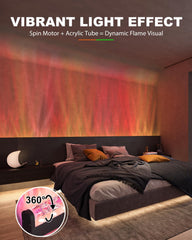 RGBW Dynamic Wave Wall Light with APP & Remote