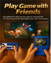 Handheld Game Console 3.0" Screen with 400+ Classic Games, Rechargeable & TV Out