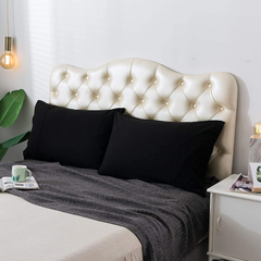 2 Pack Cotton Pillowcases – 200 Thread Count Soft & Breathable Pillow Covers, Black