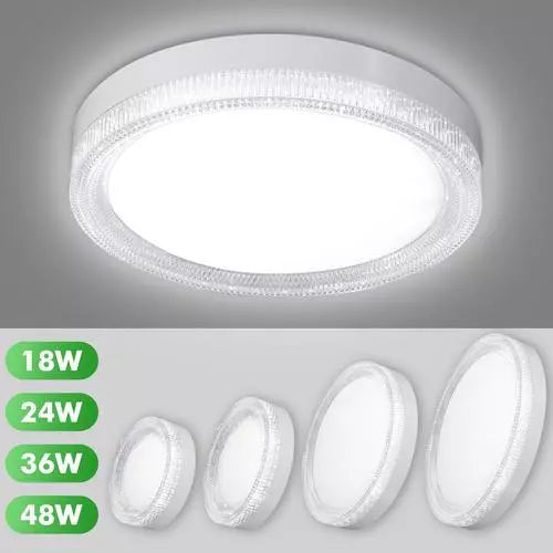 LED Round & Square Ceiling Light – 12W-48W, IP44