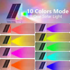 Lakey Sound Solar Step Lights 6 Pack – 10 Color Modes