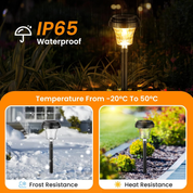 8 Pack Garden Solar Stake Lights
