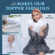 Luxury 4-Inch Mattress Topper Double Bed – Quilted, Breathable & Hotel Quality