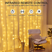 Fairy Curtain Lights with Remote Control