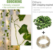 2M 20 LED Battery Operated Ivy Vine Fairy Lights