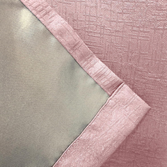 Vogue Blush Pink Eyelet Curtains 46x72