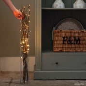 Rustic Willow Twig Branch Lights with 50 LEDs