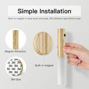 Rechargeable Motion Sensor Night Light with Magnetic Base, 2 Pack