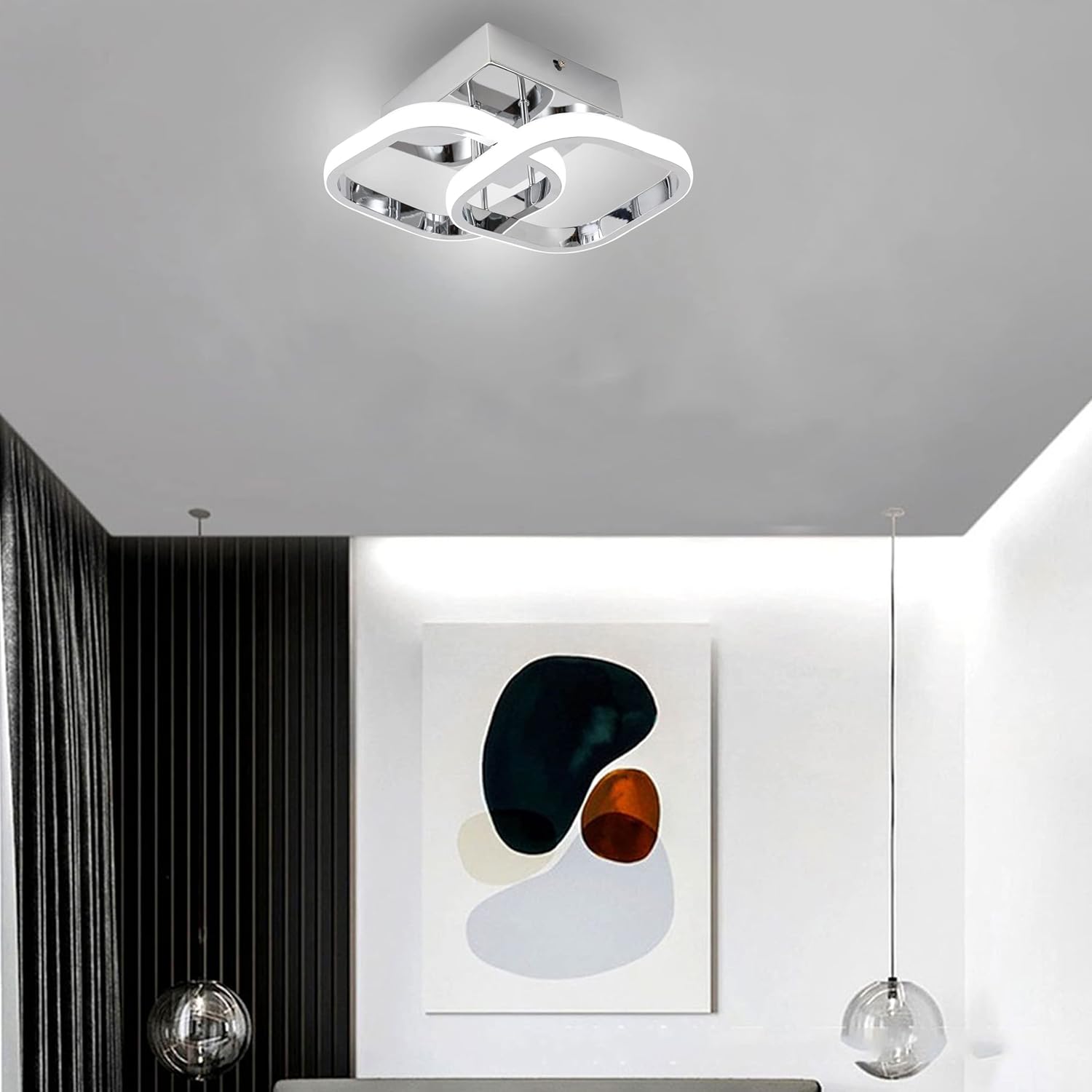 22W Square Motion Sensor Ceiling Light