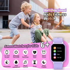 Smart Watch for Girls IP68 Waterproof Kids Fitness Tracker with DIY Face 1.5