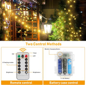 Battery Globe Fairy Lights with Remote, 100 LEDs, 10M