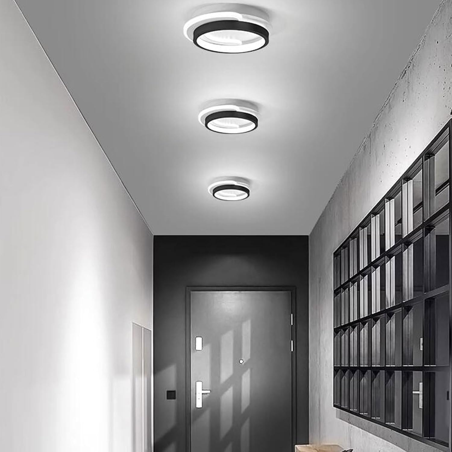 Clerance Sale - Ceiling Lighting Modern Round Aluminum Ceiling Light 3-Color Dimming Led Small Ceiling Lamp Close To Ceiling Light Fixtures