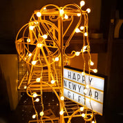 6M Globe Fairy Lights – 40 LED Battery String