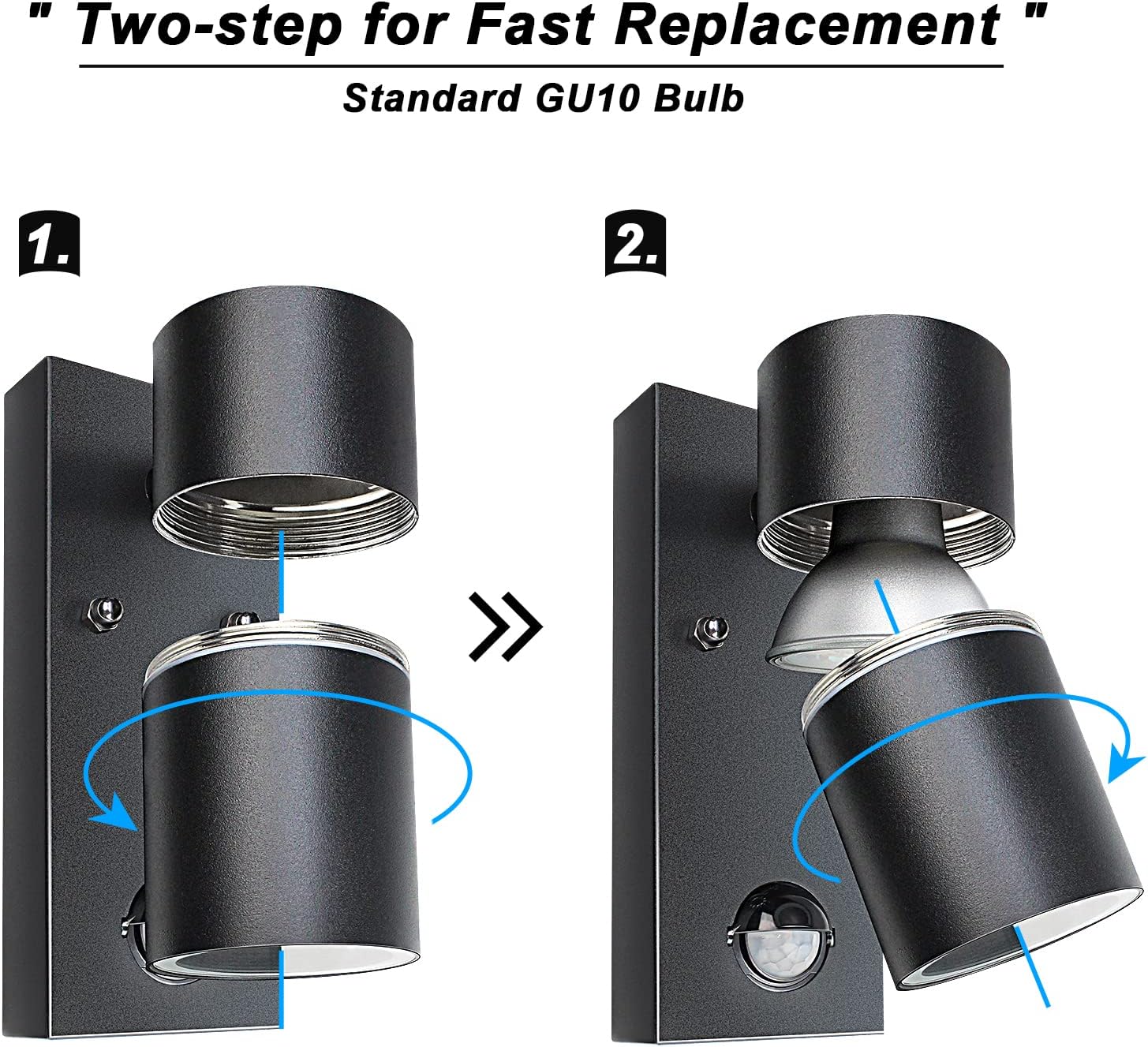 PIR Motion Sensor Wall Light