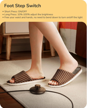 Minimalist LED Floor Lamp 146cm – Stepless Dimmable Tall Light with Foot Switch